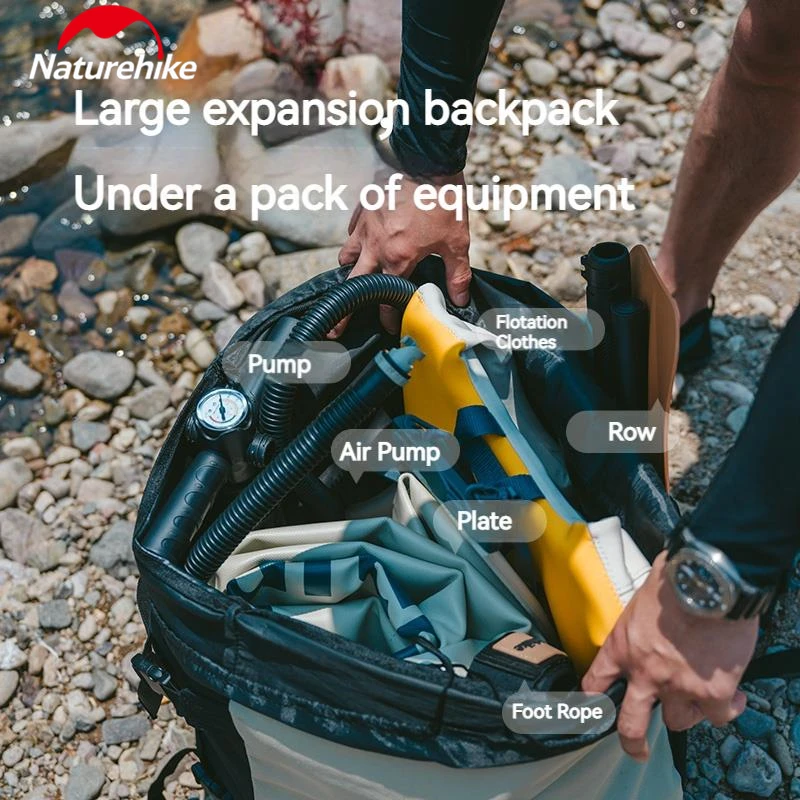 woda z plecakiem Naturehike Paddle Board Stand Up Nadmuchiwana deska surfingowa Pulp Surfing Ultralight płetwą ogonową Zestaw do sportów wodnych