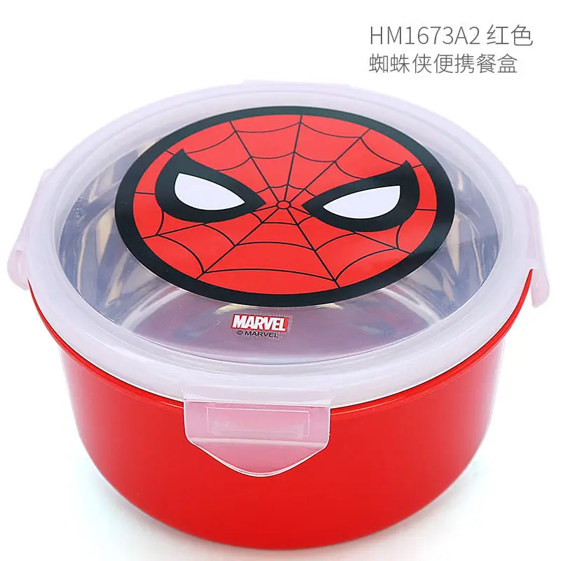 

Disney Cute Bowl Cartoon Minnie Mouse Disney Princess Bowl Spoon Stainless Steel Fall Proof Scald Proof Eating Bowl with Cover