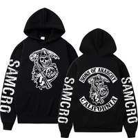 new sons of anarchy samcro double sided printed streetwear men womnen loose rock punk hoodie unisex oversized sweatshirt hoodies