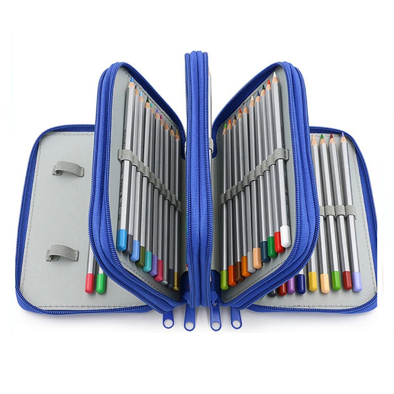 Cases Bag Large Capacity 72 Holes Kawaii Cute Box Korean Japanese Stationery Art School Supplies