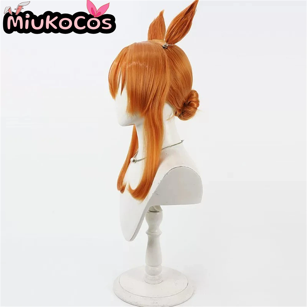 Фото В НАЛИЧИИ: Парик для косплея Mayano Top Gun Sunlight Bouquet с ушками и хвостом по игре Umamusume: Pretty Derby №4