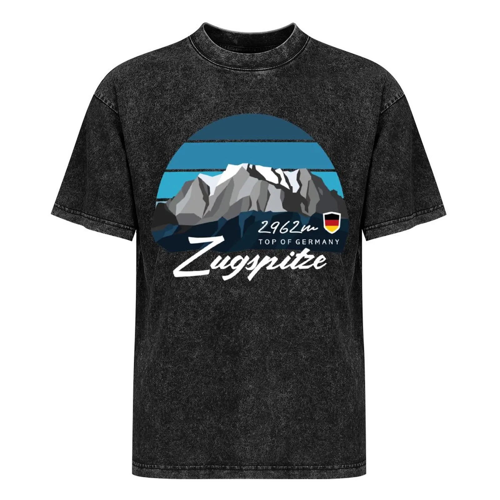 Zugspitze 2962 Garmisch Partenkirchen Bavaria Germany Mountain футболка мужские летние топы роскошная