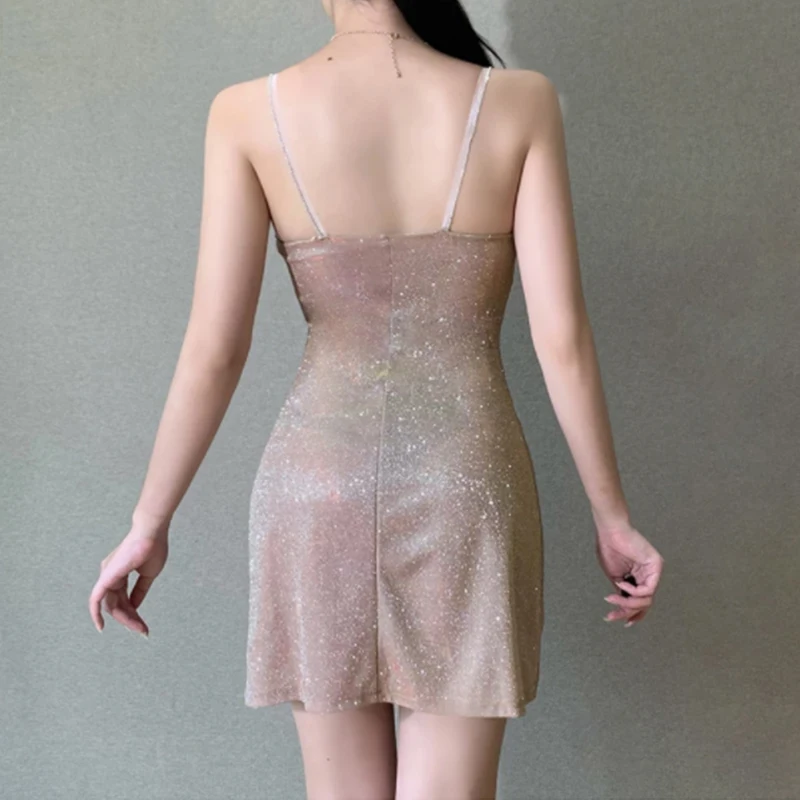 WAYOFLOVE Sexy Bright Silk Diamond 