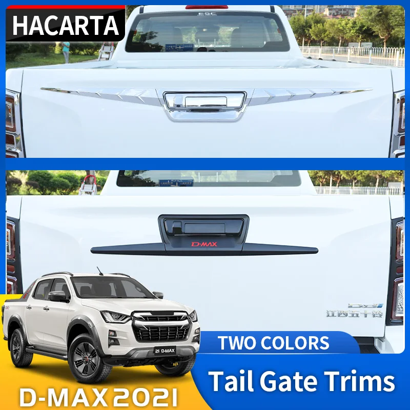 

2020-2022 Tail Gate Trim For Isuzu Dmax 2020 2021 2022 Accessories V-cross AT35 Safir Tailgate Cover Parts Pick Up Truck
