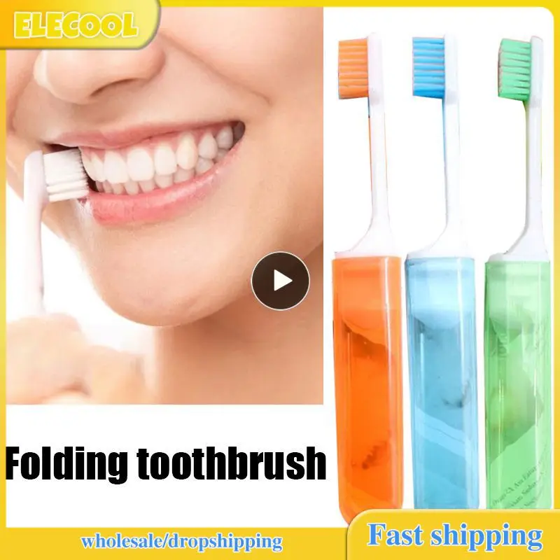 

Travel Portable Folding Toothbrush Super Soft Bristle Toothbrush Fold Travel Camping Hiking Outdoor Oral Hygiene Care Teethbrush