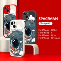 for iphone 13 pro max shockproof astronaut silicone leather phone case cover for iphone 12 11 pro max xs xr x 8 7 plus se 2022