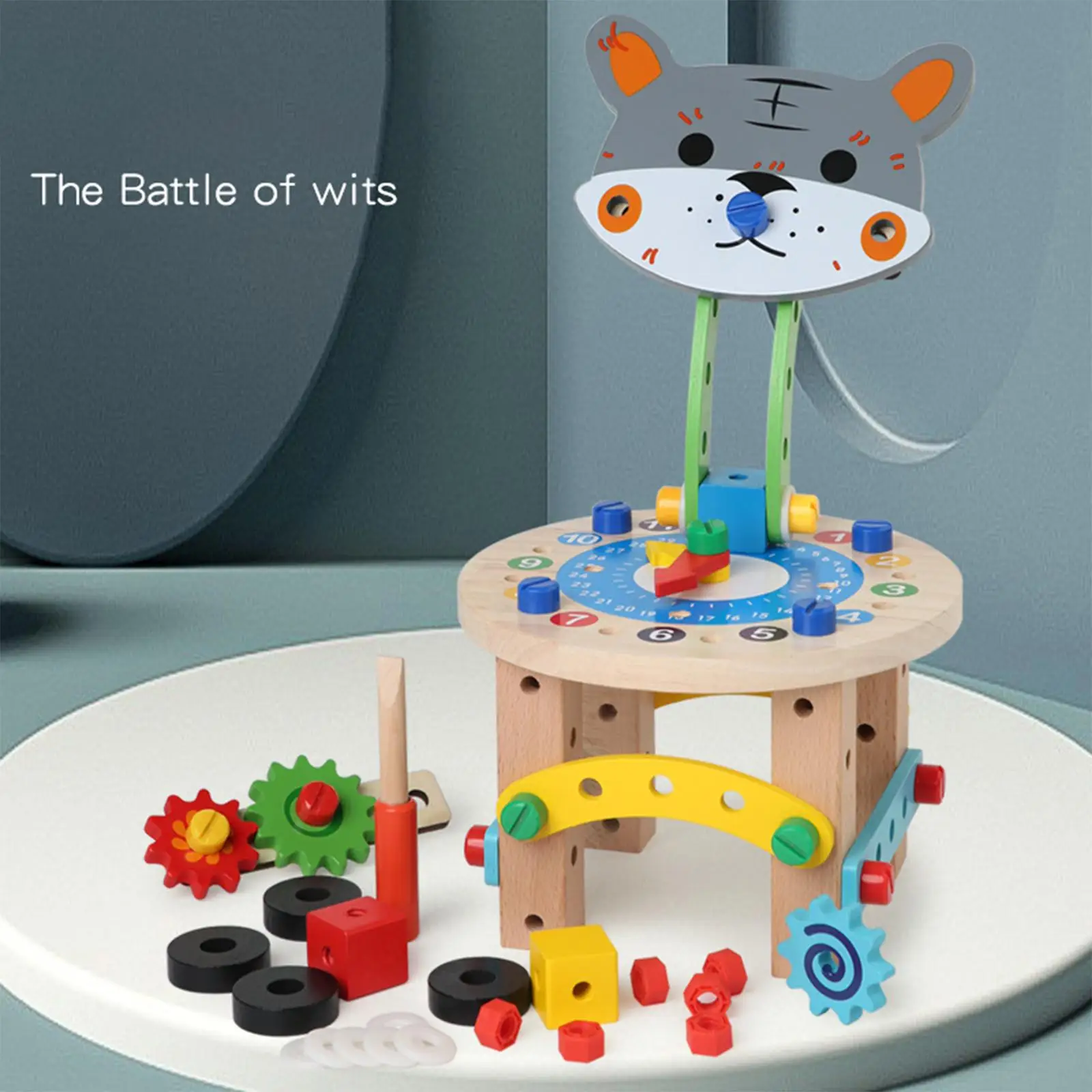 

Montessori Toys, Workshop Building Set for Toddlers Baby 3 4 5 Year Old