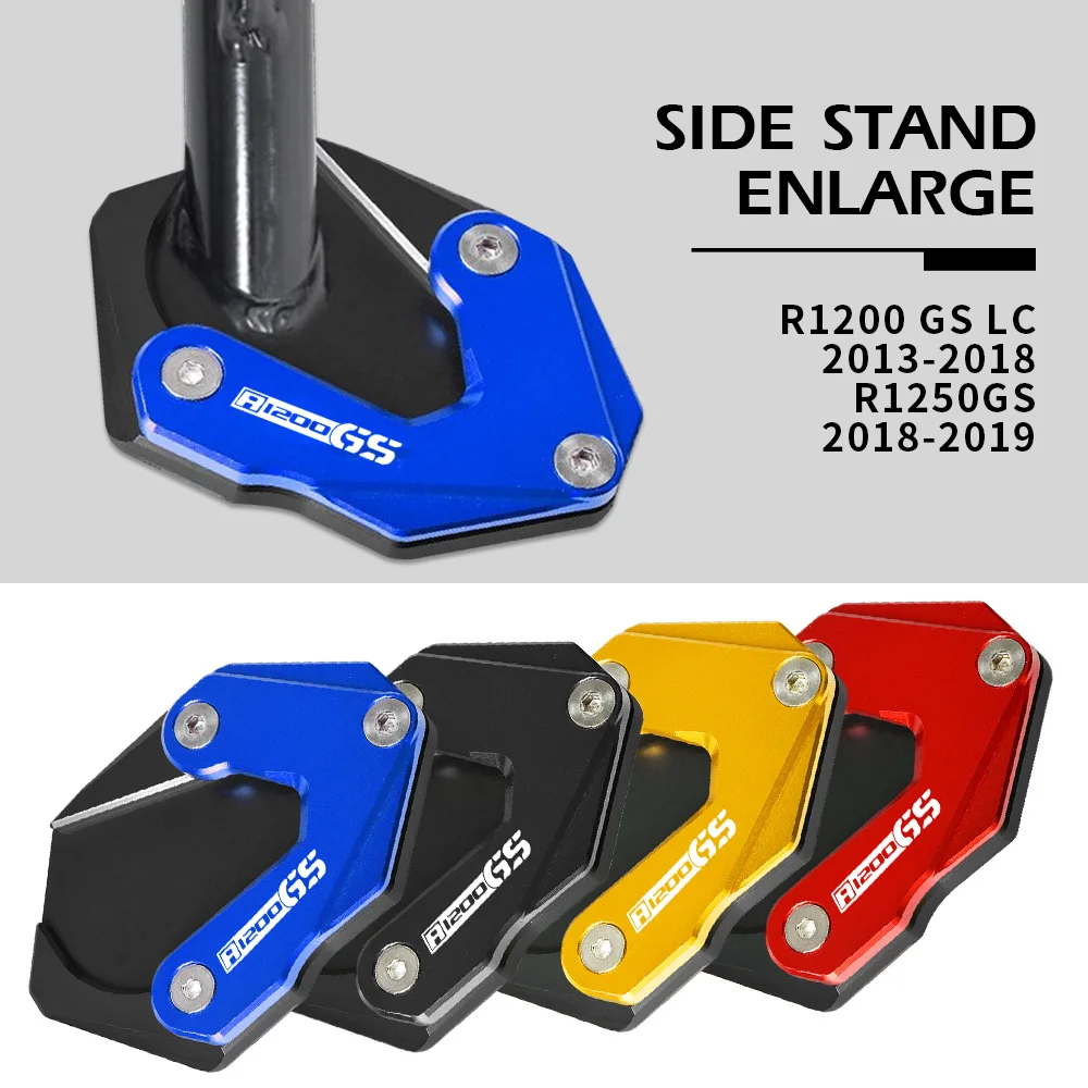 

Side Stand Pad Plate Kickstand Enlarger Support Extension FOR BMW R 1200 GS LC R1200GS Rallye 2013 2014 2015 2016 2017 2018 2019