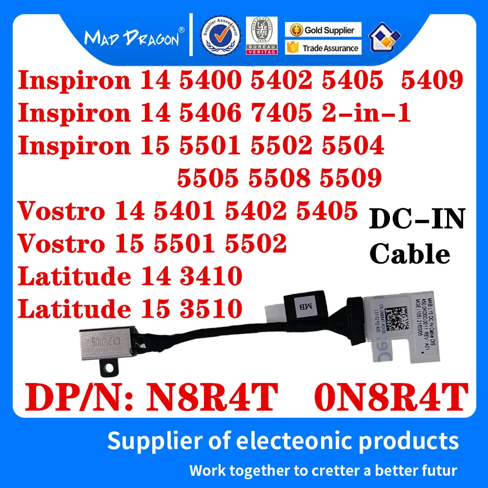 

Новый 0N8R4T N8R4T для ноутбука Inspiron 14 5400 5402 5405 5409 5406 7405 2 в 1