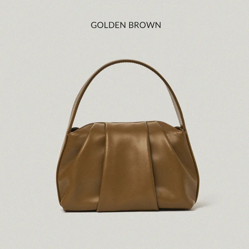 2023 Minimalist Clouds Style Shoulder Bag Soft Leather Tote Bag For Luxury Designer Purses And Handbags