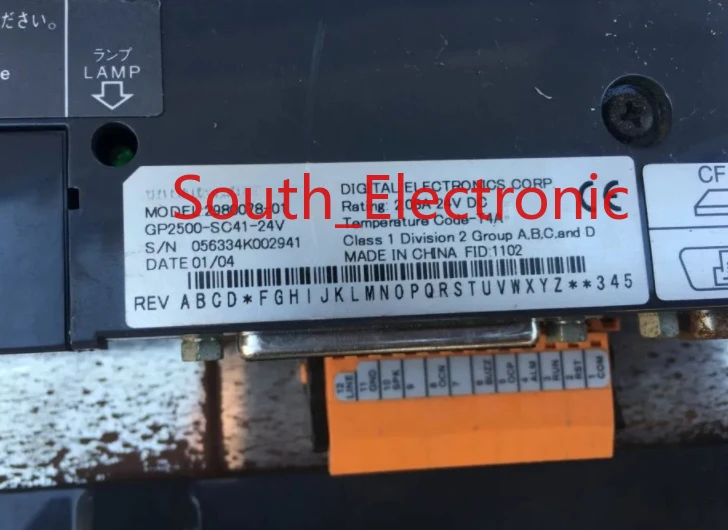 GP2500-SC41-сенсорный экран 24 В в хорошем рабочем состоянии бесплатная доставка