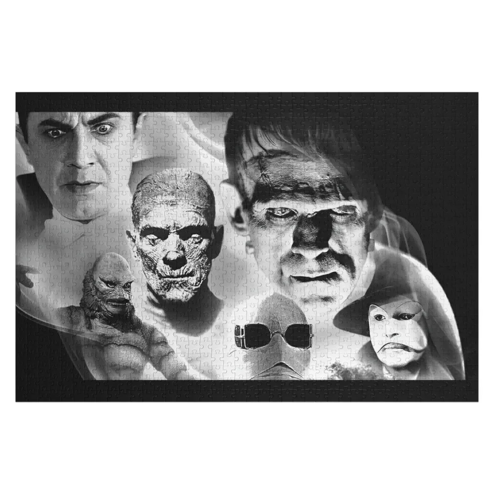 Универсальный классический пазл ужасов в стиле аниме на заказ с фото кусочками