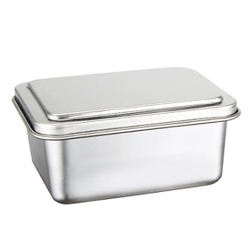 

Stainless Steel Fresh-Keeping Box Storage Box With Lid Food Storage Box Cooking Ingredient Packaging Box