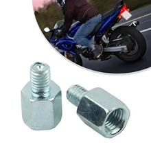 10mm To 8mm Mirror Adapter 2 Pcs Accessories Female To Male Motorcycle Threaded High Quality Durable Brand New