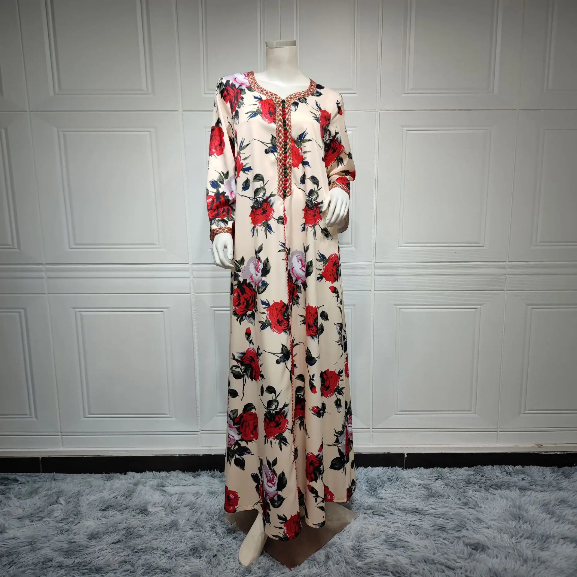 Ramadan Dubai Abaya Turkey Muslim Fashion Hijab Dress Jalabiya African Dresses for Women Indian Islamic Clothing Moroccan Kaftan