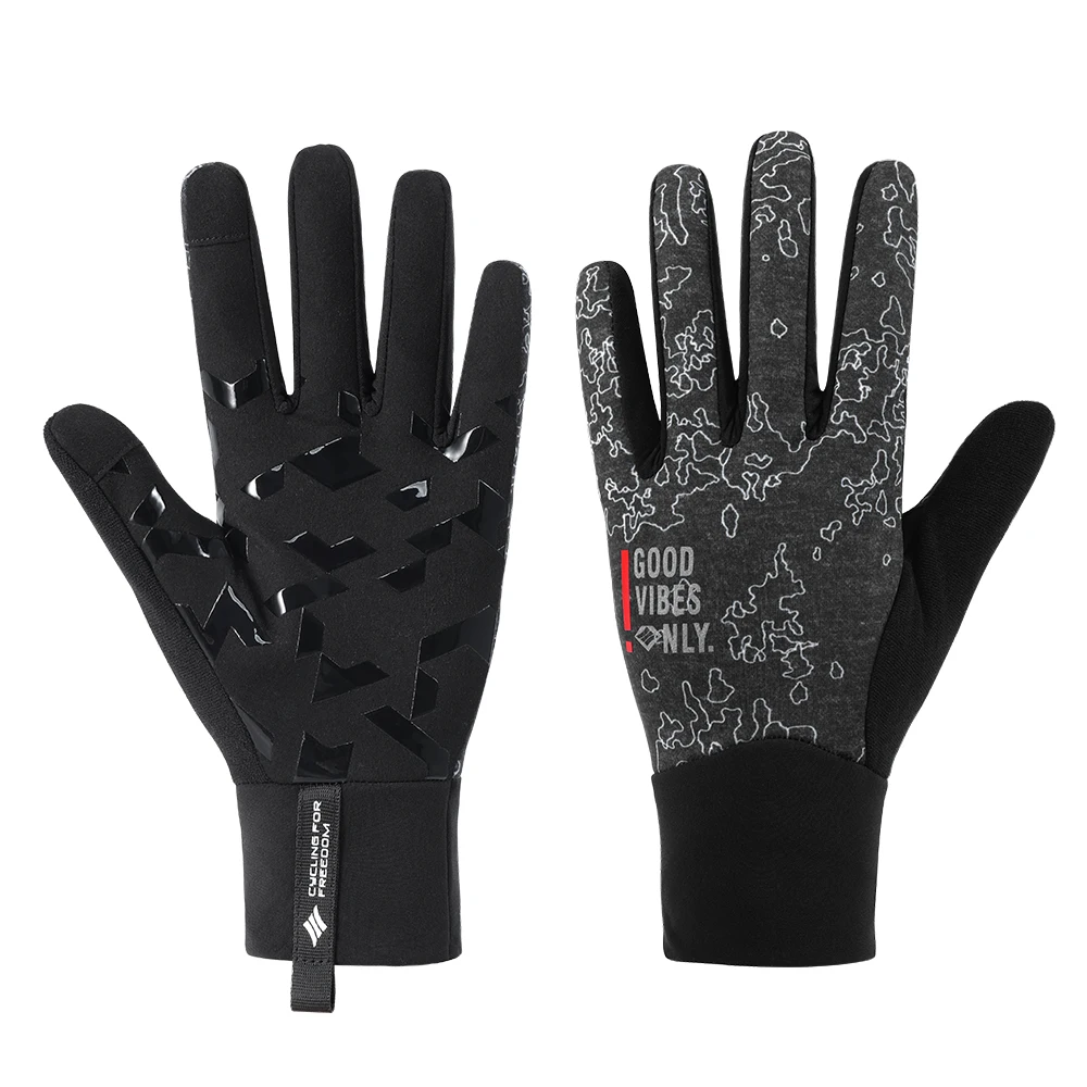 

Santic мужские велосипедные перчатки, тонкие бархатные велосипедные перчатки, дорожные велосипедные перчатки, ветрозащитные теплые длинные перчатки с пальцами-2-8 ℃