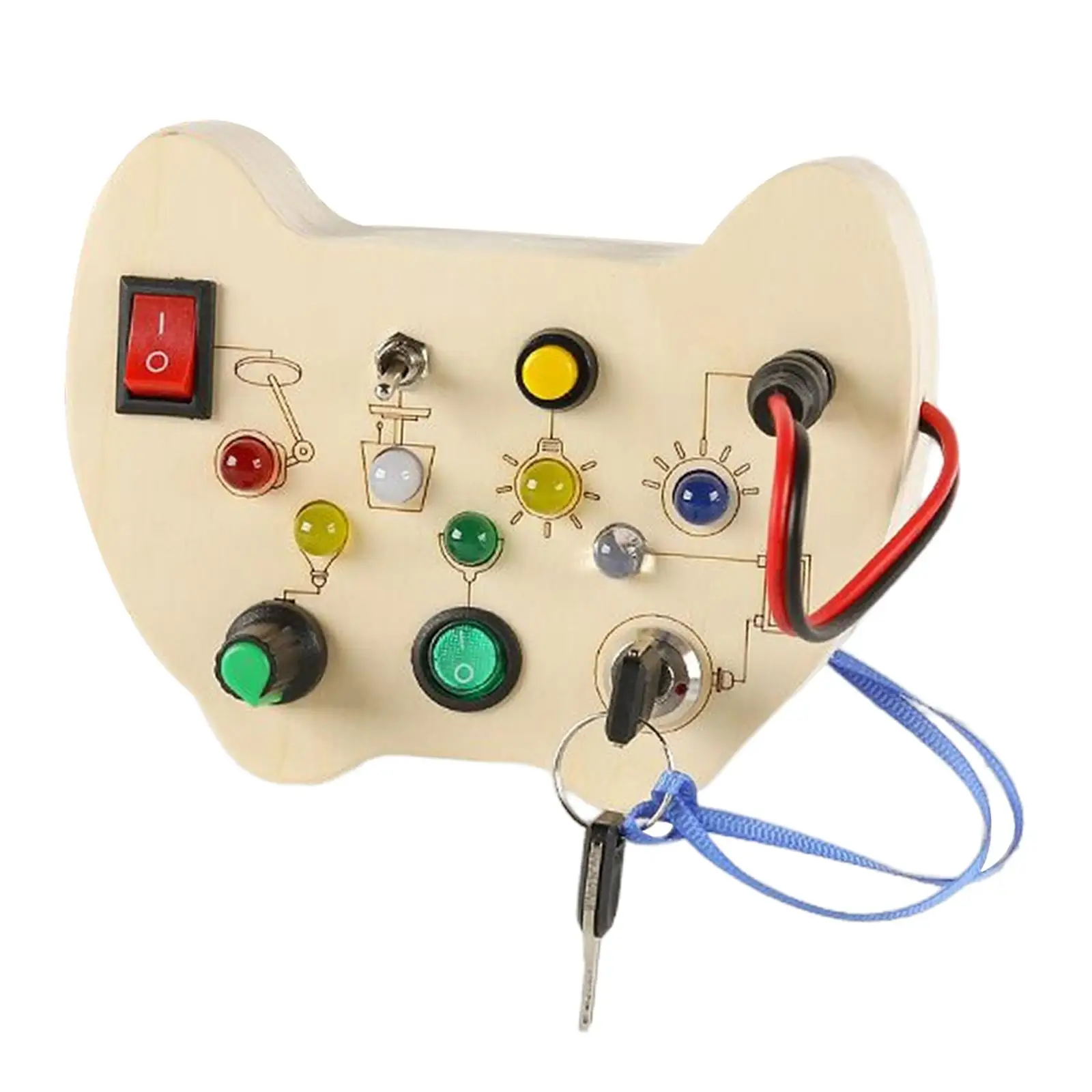 

Busy Board Early Educational Sensory Board for Preschool Travel Toy