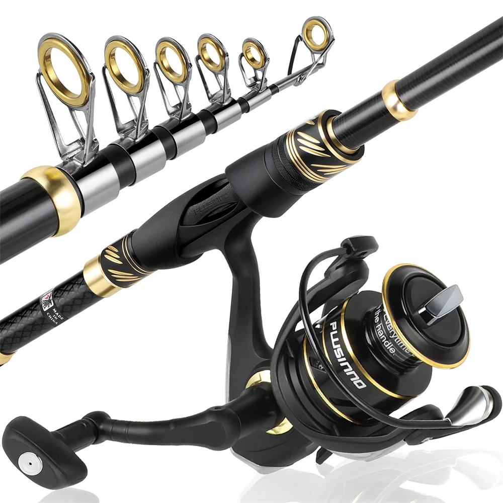S Carbon Fiber With Reel Combo Combo Cane And Reels For Bass