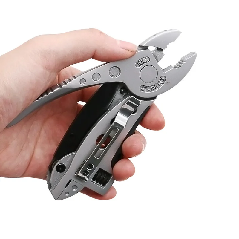 

Outdoor camping trip standing pliers multi-function tool pliers multi-purpose wrench combination screw tool portable knife