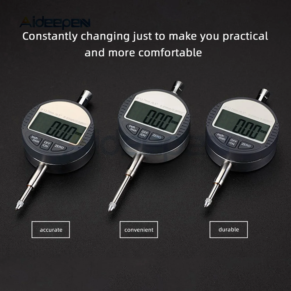 Электронный толщиномер цифровой микрометр 0-12 7 мм 0 001 00005 дюйма