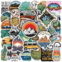 102550pcscamping stickers outdoor travel beautiful scenery decal sticker to diy water bottle phone laptop pegatinas