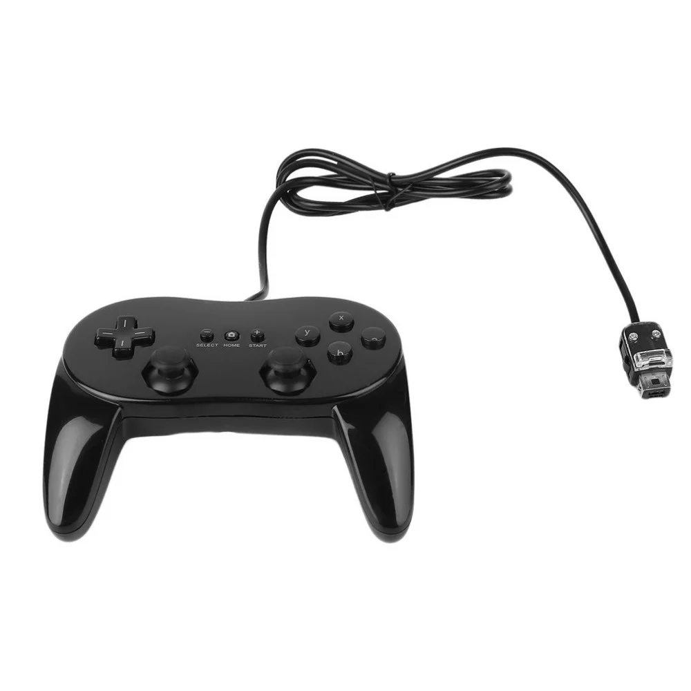

2023 New Wired Classic Pro Controller Gamepad Game Joystick For Wii Classic Console Second-generation Free shipping