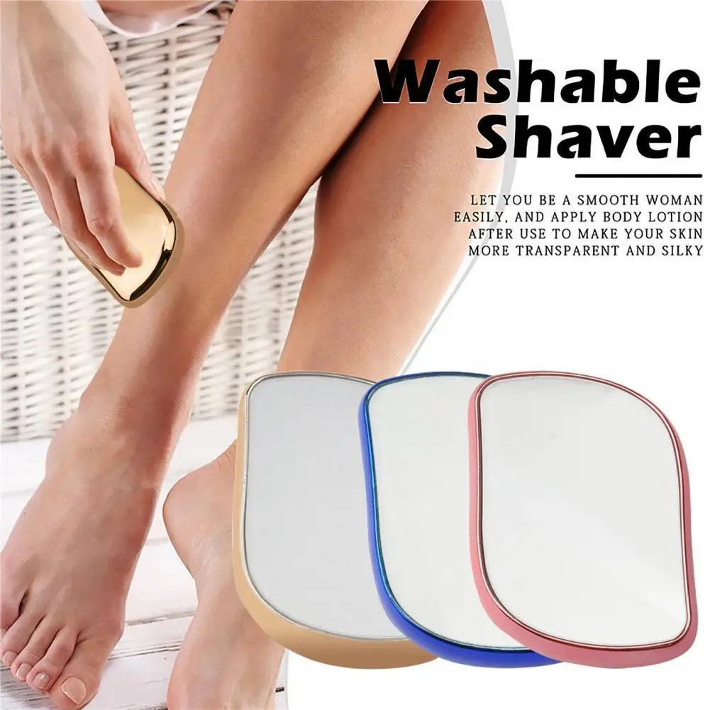 

Crystal Hair Remover Glass Hair Eraser Painless Gentle Exfoliation Physical Hair Removal Safe Ergonomic Design Hair Removal Tool