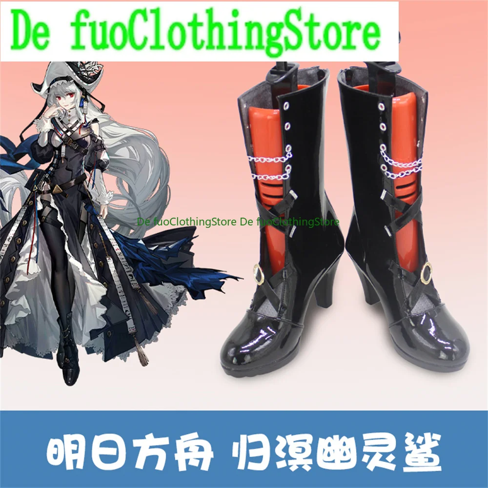 Arknights Spectre the Unchained Обувь для косплея Сапоги Игра Аниме Хэллоуин Рождество DefuoClothing