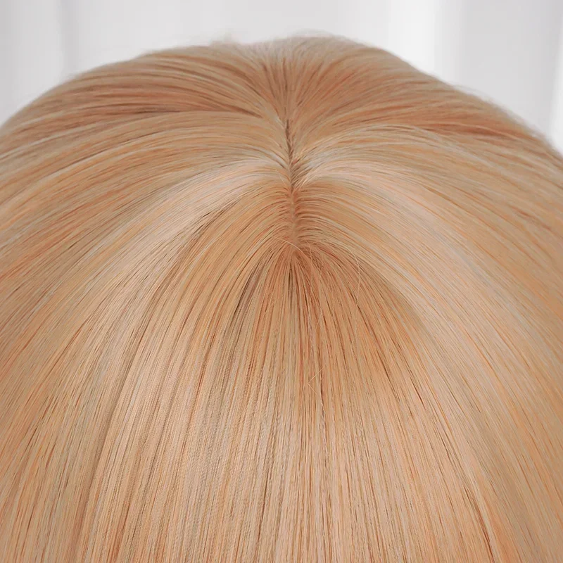 Парик женский для косплея Мари Роуз милый длинный с двойным конским хвостом