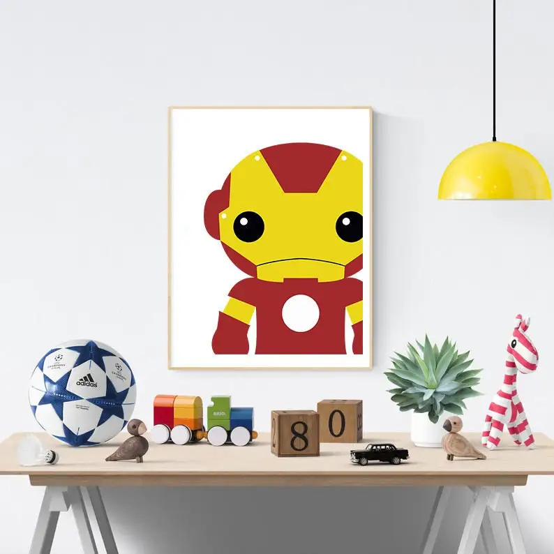 Disney Классические фильмы ТВ Звездные войны холст картина мультфильм плакаты