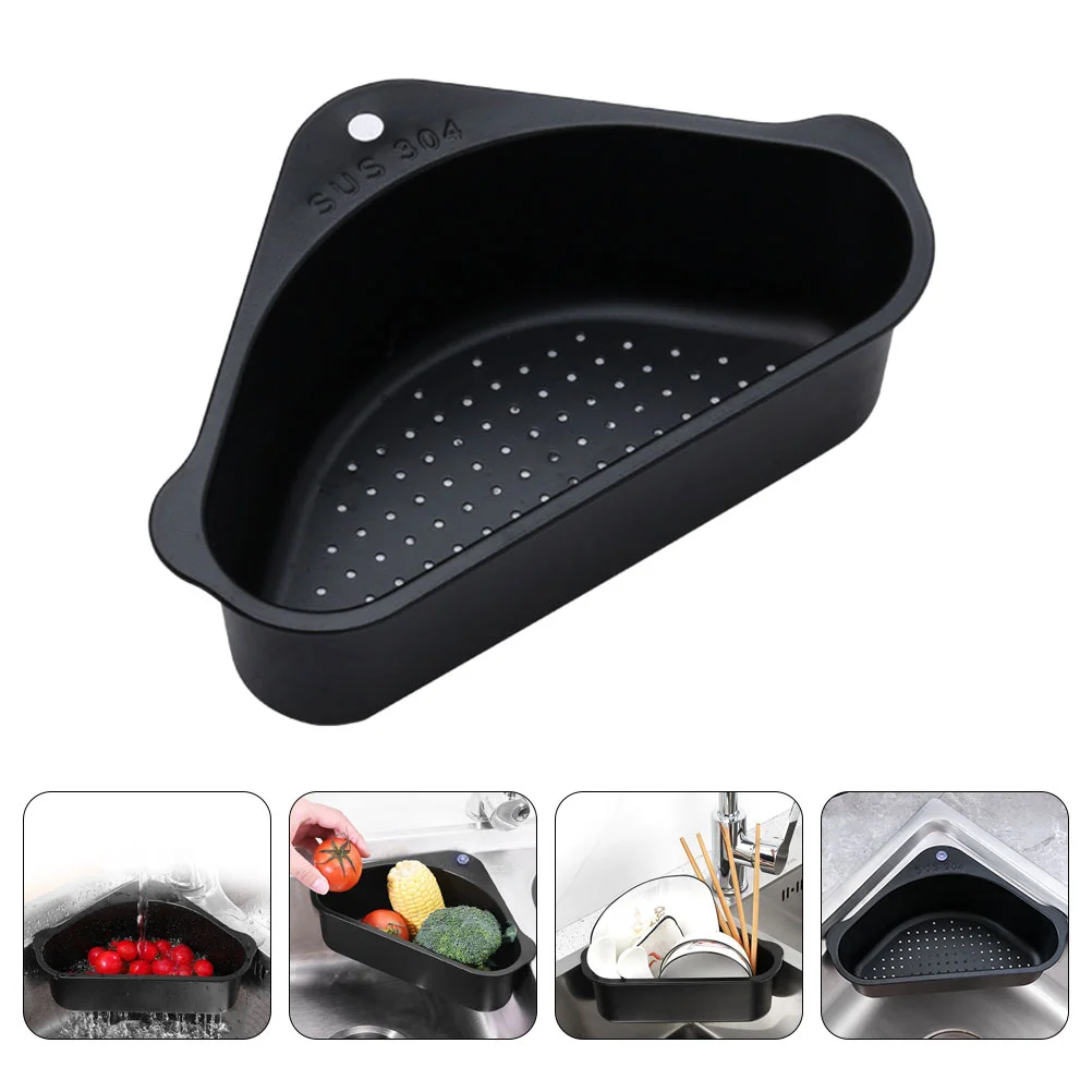 

Стойка-держатель для кухонной раковины, корзина-органайзер, угловая подвесная коробка для хранения посуды, проволока для мыла, мусора, наст...