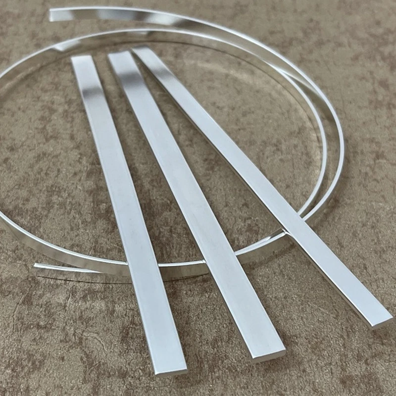 

6x1.3mm 6x1.5mm 6x2mm 999 Sterling Silver Wire for DIY Bracelet Necklace Earring Jewelry Findings & Components customize