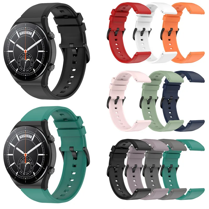 Ремешок силиконовый для Xiaomi MI Watch S1 Active /Watch Color 2 спортивный сменный Браслет