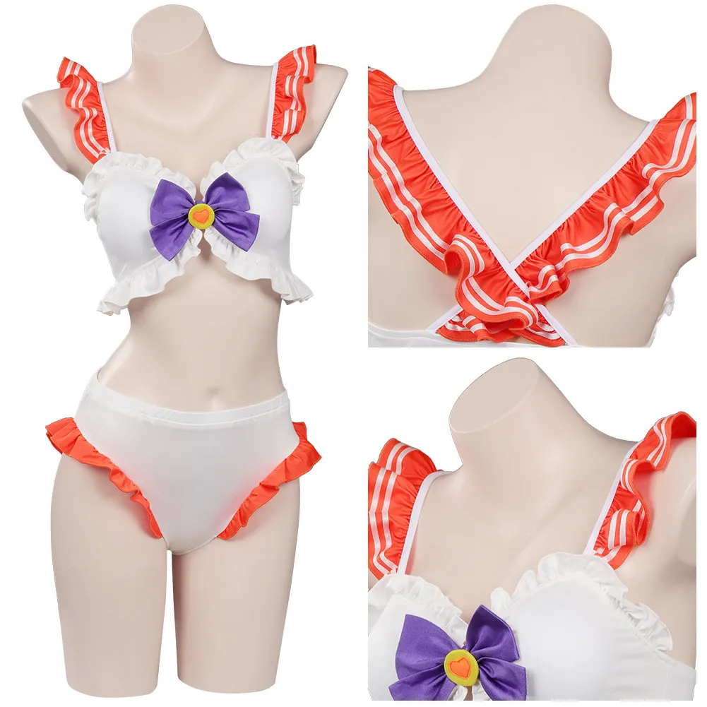 

Aino Minako купальник для косплея Бикини Топ Шорты наряды Хэллоуин карнавал костюм