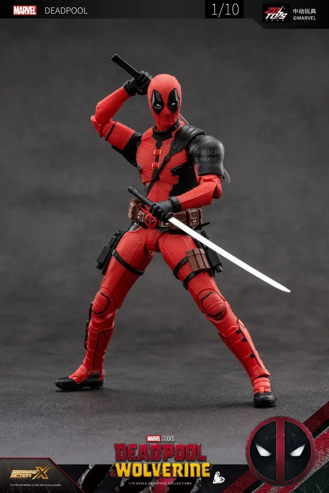 Коллекционные фигурки героев Marvel Deadpool & Wolverine Zd