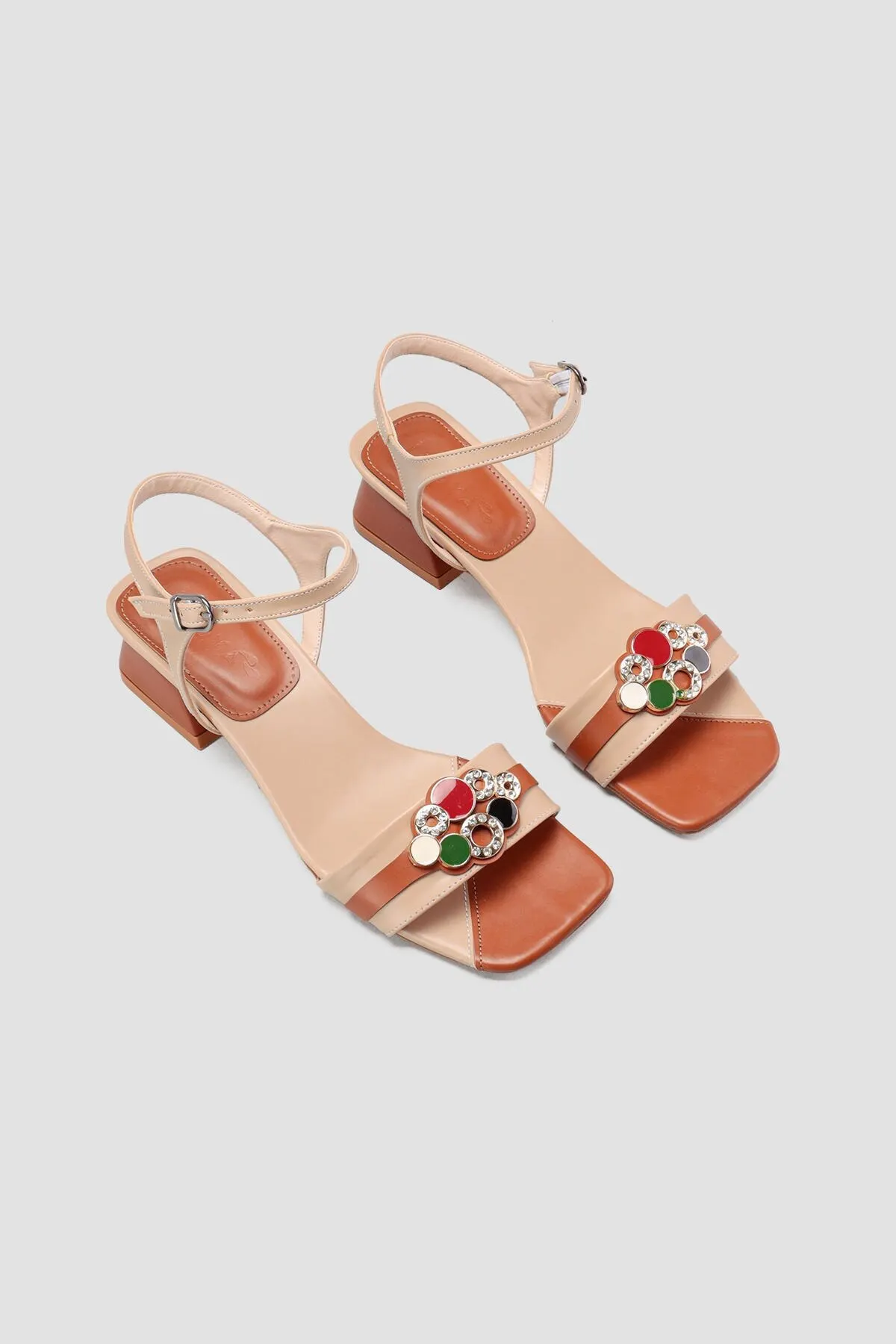 

Women's Fashion Sandals Buckle Detailed Ankle Helmet double New Breathable Cool Summer Casual Ladies Light Sandals