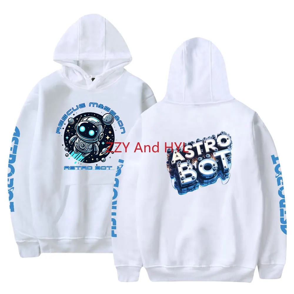 Hot Game ASTRO BOT Cartoon Hoodie Hip Hop Graphic Sweatshirts Poleron Hombre Streetwear Harajuku Tracksuit Funny Clothes