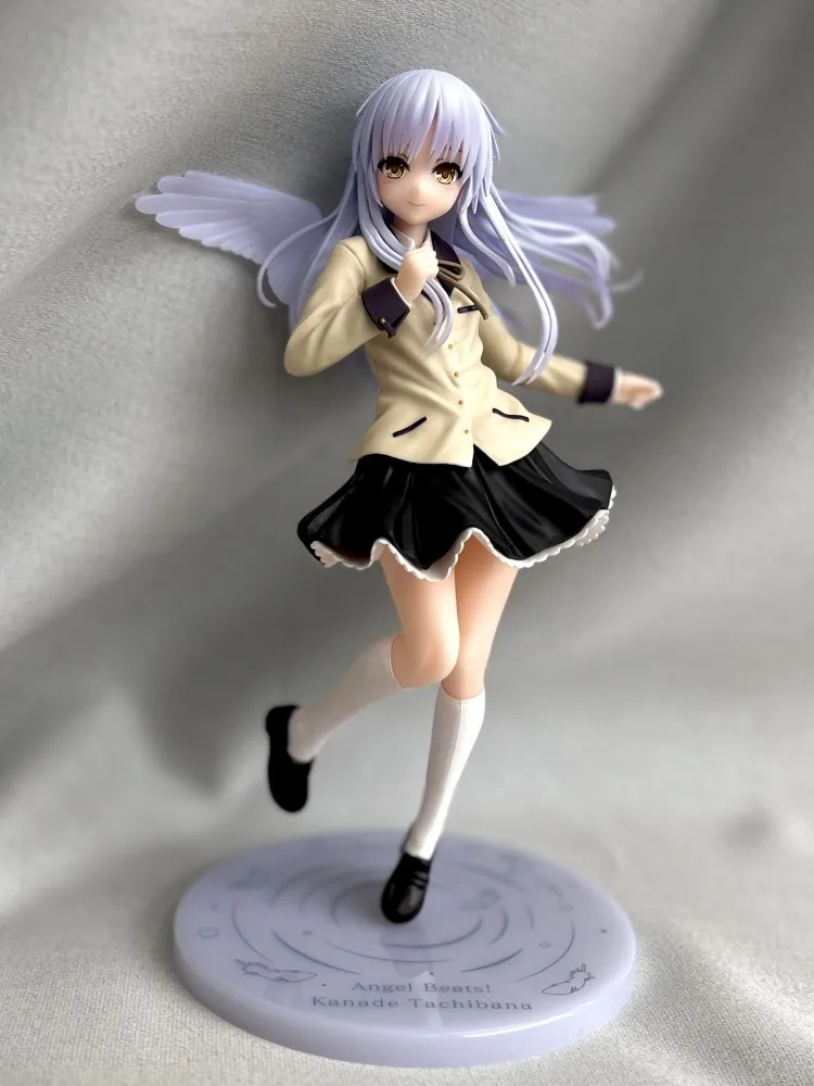 

Фигурка ангела, 18 см, Tenshi Tachibana Kanade, модель детской модели, красивые фигурки из ПВХ, коллекционные игрушки, подарки