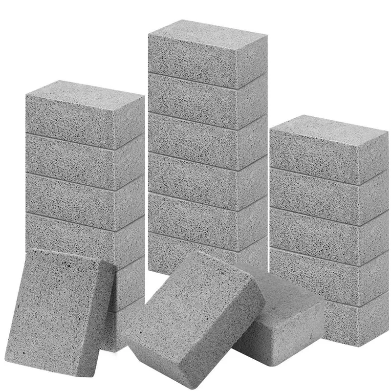 

20 Pack Grill Stone Cleaning Block Ecological Pumice Stones Odorless Grilling Cleaning Brick De-Scaling BBQ Block For Removing R