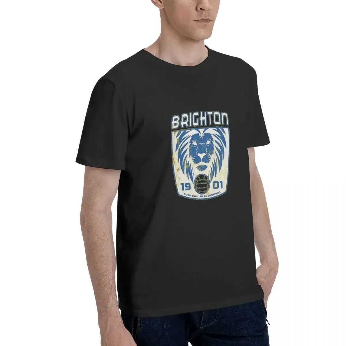 Футболка Football Is Everything - Brighton Alpha Fan Retro из 100% хлопка мужские забавные футболки с