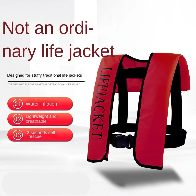 

Inflatable Adult Automatic Inflatable Life Jacket Portable Professional Fishing Boat Manual Inflatable Life Jacket