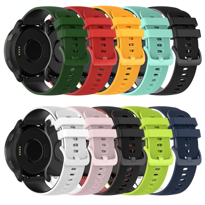 

Силиконовый ремешок для наручных часов, регулируемый ремешок для наручных часов для vivoactive4/Active/Forerunner255/745