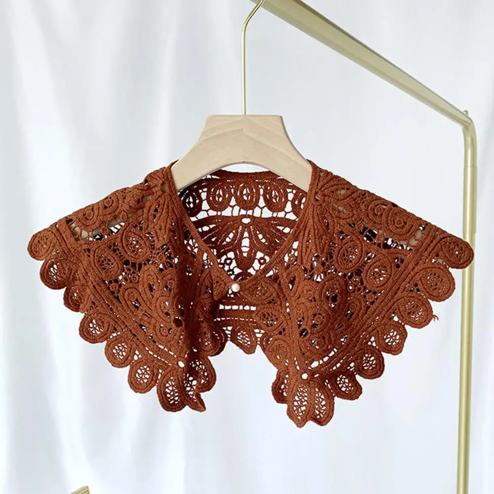 

Crochet Chic Detachable Imitation Pearl Women Shawl Thin Women Shawl Modern Design for Prom