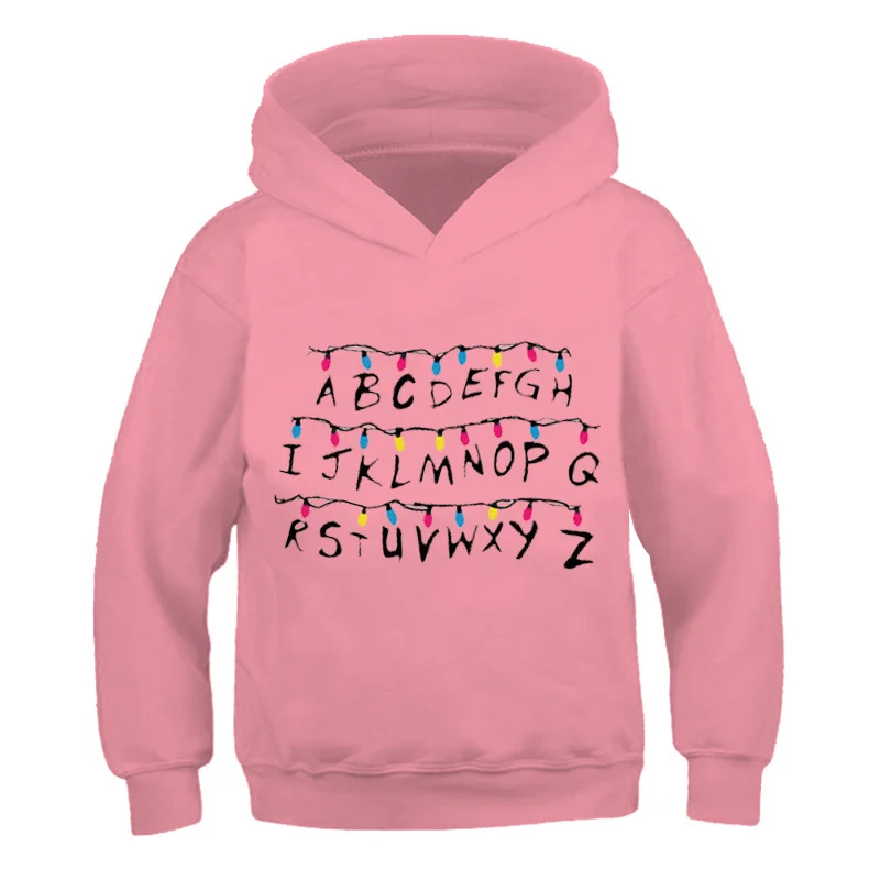 

Boys Girls Stranger Things 4 Hellfire Club Hoodies Cartoon Printed Pullovers Children Tops Long-sleeve Clothes For Kids Outfits