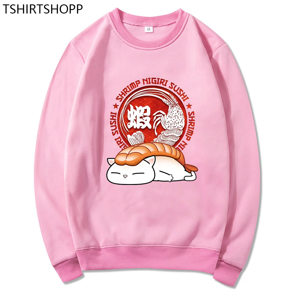 Толстовка женская оверсайз с капюшоном и круглым вырезом в стиле Харадзюку |