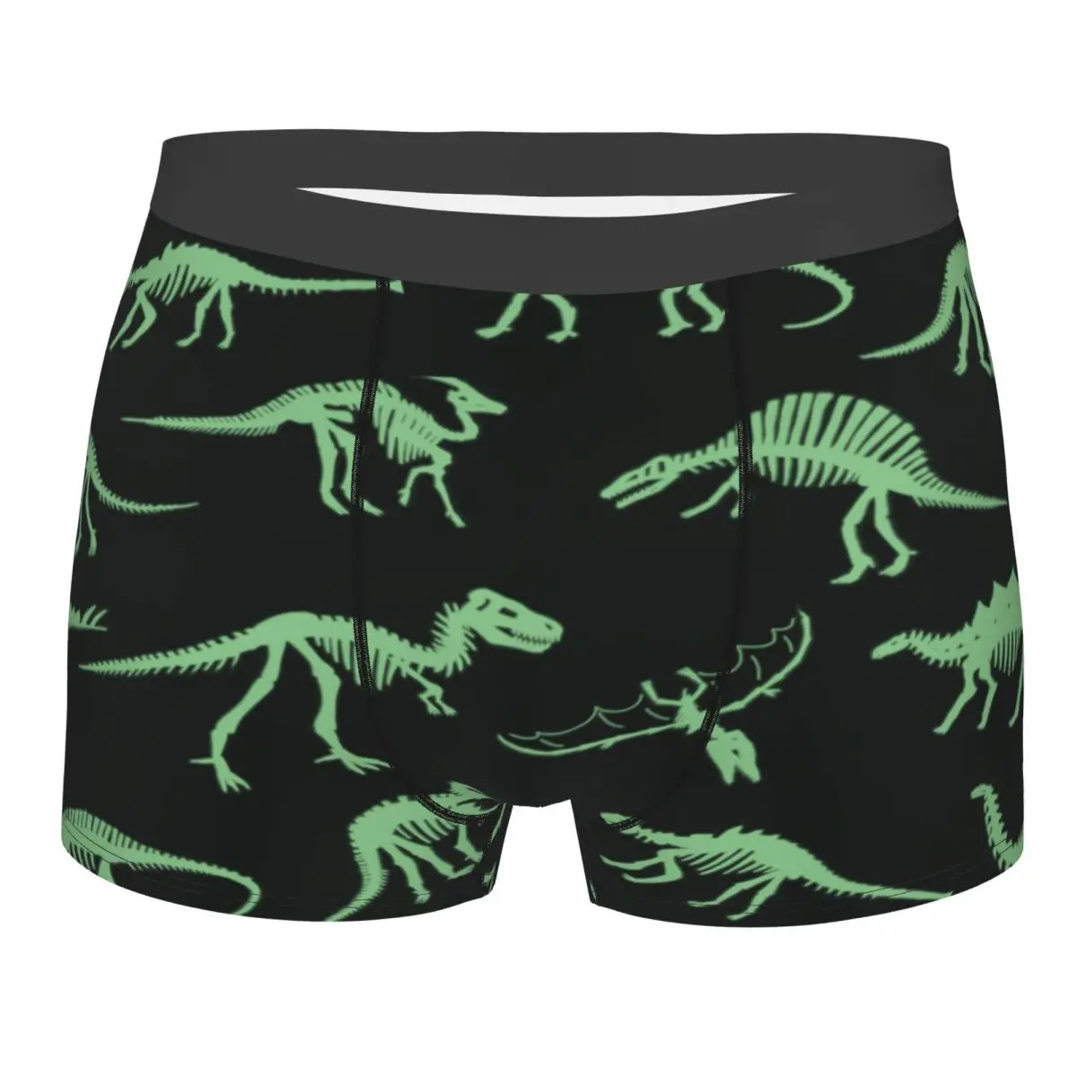 

Boxer Men Shorts Underwear Male Dinosaur Bones Pattern Boxershorts Panties Underpants Man Sexy