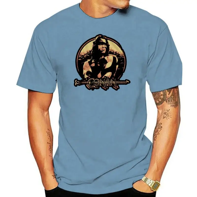 

Conan The Barbarian Shield Black Adult T-Shirt