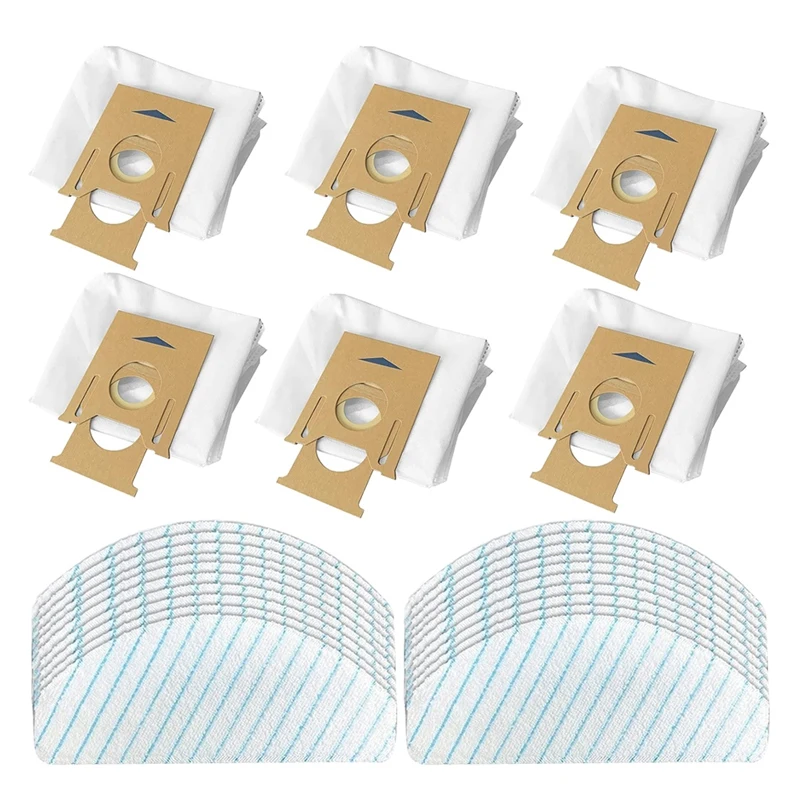 

1Set Replacement Parts For Cobos Sweeping Robot OZMOT8 T9PRO T9AIVI Rag Dust Bag Disposable Mop Pad Sweeper Accessories