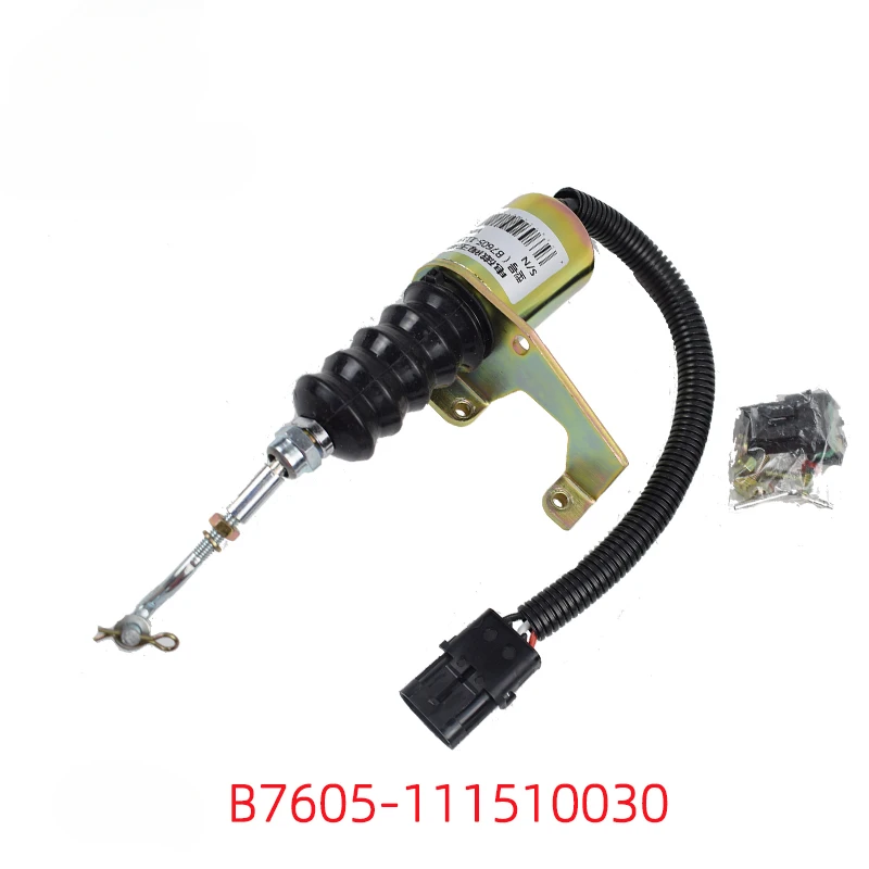 Válvula solenóide Flameout Interruptor de corte óleo Acessórios do carregador B7605- 111510030 A9JG3- 1115100