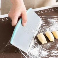1pc 23x9cm dough scraper pp plastic spatula pastry batter slicer cake pizza baking tool household kitchen accessories